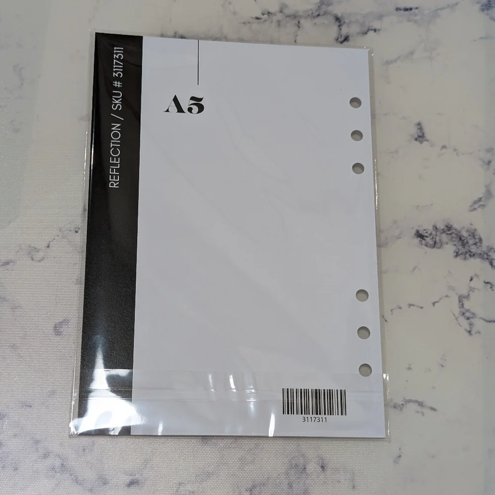 Cloth and Paper Reflection Insert A5